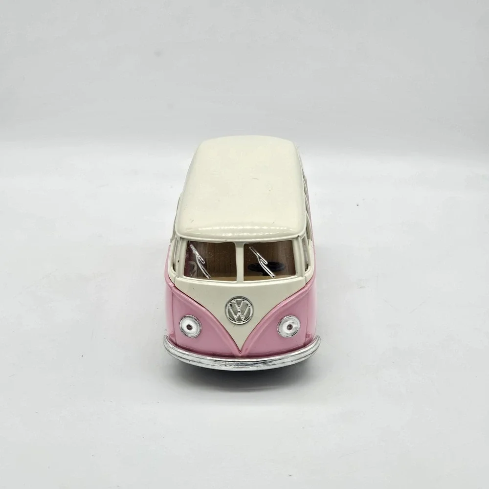 Kinsmart 1962 Volkswagen Classical Bus 1/32 Scale Diecast Pull Back Toy Pink